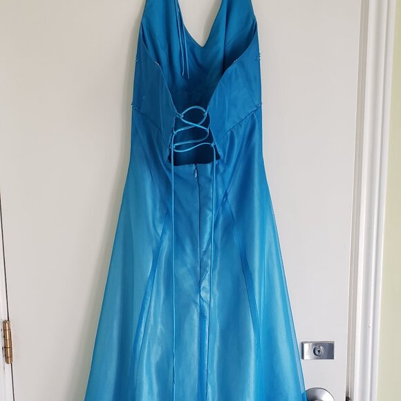 Blue Prom Dress - Picture 3 of 5